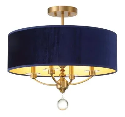 Four Light Semi Flush Mount6736053