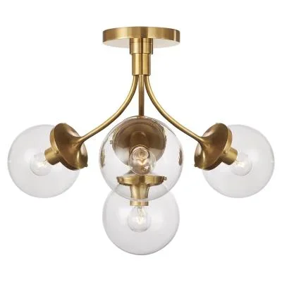 Four Light Semi Flush Mount971512