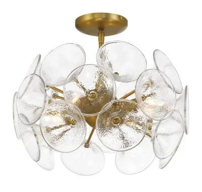 Four Light Semi-Flush to Pendant9869438