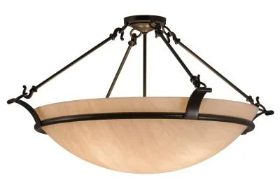 Four Light Semi-Flushmount070745
