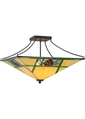 Four Light Semi-Flushmount085286