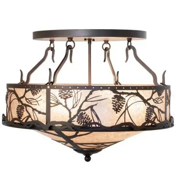 Four Light Semi-Flushmount3823940