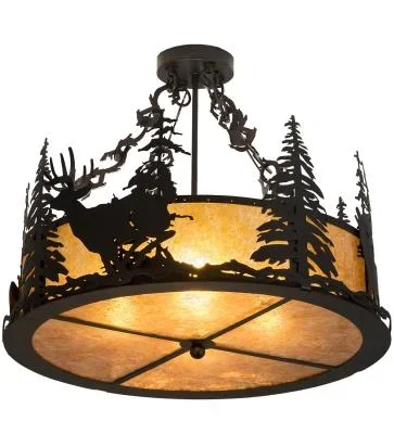 Four Light Semi-Flushmount448381
