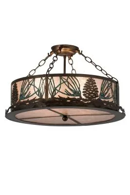 Four Light Semi-Flushmount457735