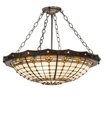 Four Light Semi-Flushmount8948809
