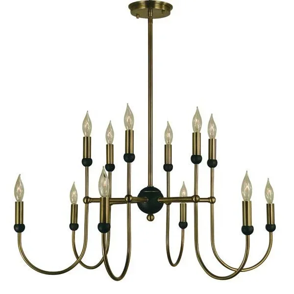 Framburg 4798 Nicole 12-Light Dining Chandelier