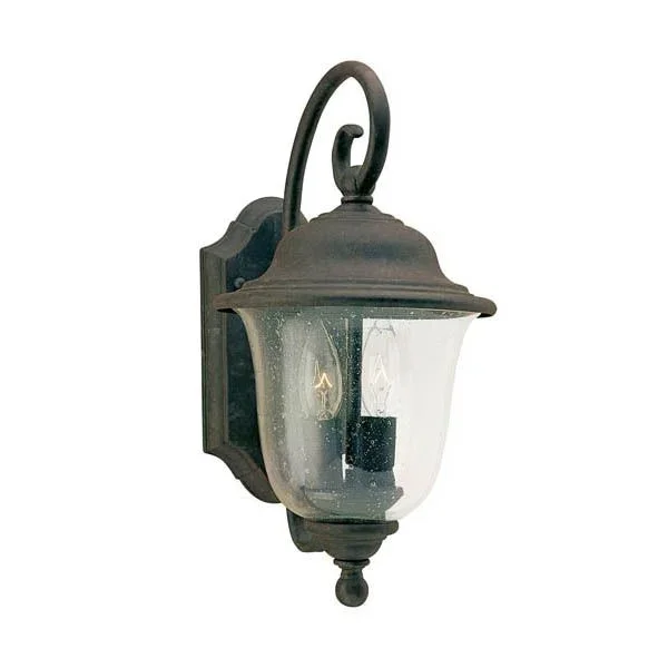 Generation Lighting 8459 Two Light Outdoor Wall Lantern in Oxidized Bronze