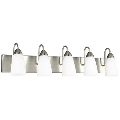 Generation Lighting Seville Five Light Wall / Bath in Brushed Nickel – 4420205EN3-962
