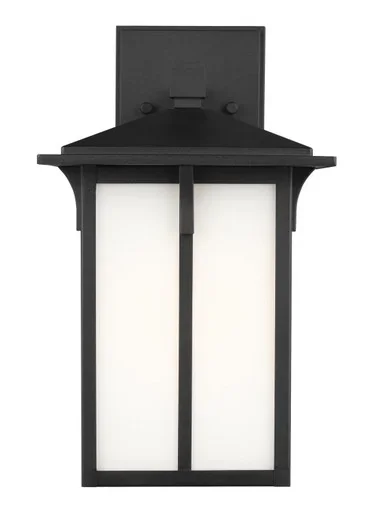 Generation Lighting Tomek One Light Outdoor Wall Lantern in Black – 8652701EN3-12