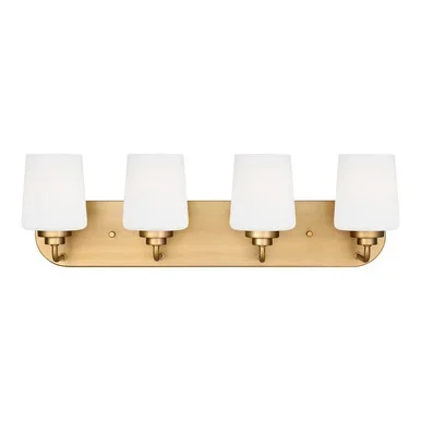 Generation Lighting Windom Four Light Wall / Bath in Satin Brass – 4402804EN3-848
