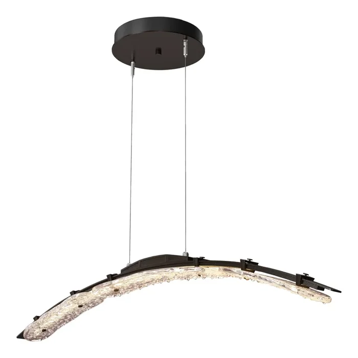 Glissade Large LED Pendant LED Clear Glass (ZM) in Oil Rubbed Bronze137586-LED-STND-14-ZM0749
