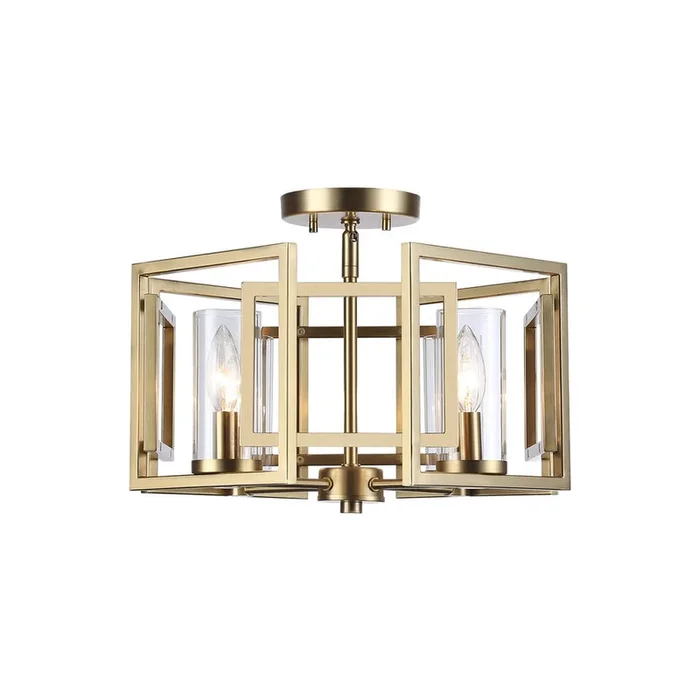 Golden Lighting 6068-FM Marco Flush Mount