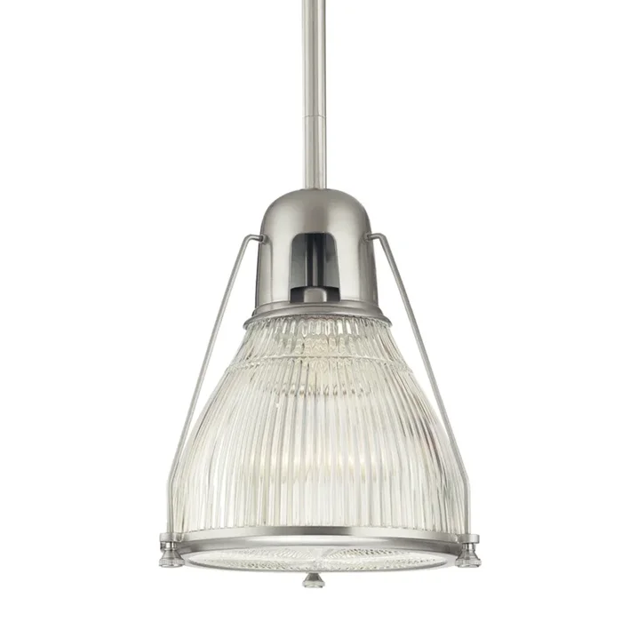 Haverhill 1-Light Pendant in Satin Nickel 12L x 12W x 15.75H7311-SN