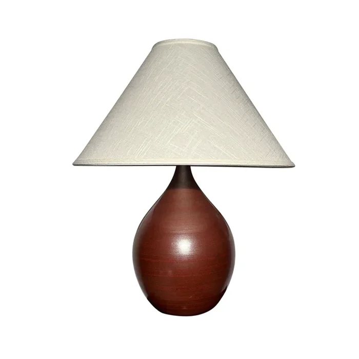House of Troy GS900-IR Scatchard 27″ Stoneware Table Lamps in Iron Red