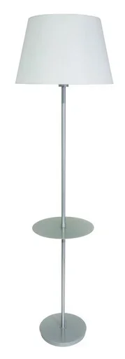 House of Troy Vernon Three Light Floor Lamp in Platinum Gray – VER502-PG