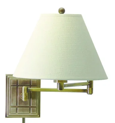 House of Troy Wall Swing One Light Wall Sconce in Antique Brass – WS750-AB