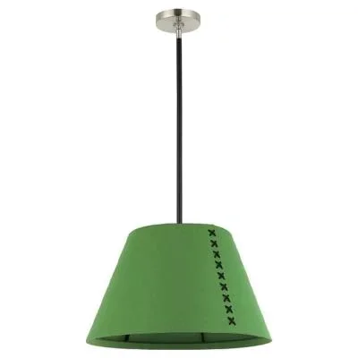 Ivey Lake Pendant – Rubbed Bronze – Etched White Glass – 15.75in. Diameter – E26 Medium Base