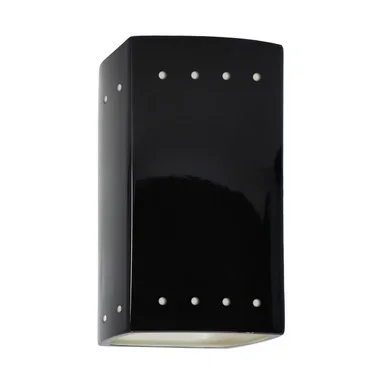Justice Designs Open Top & Bottom – CER-0925W-BKMT