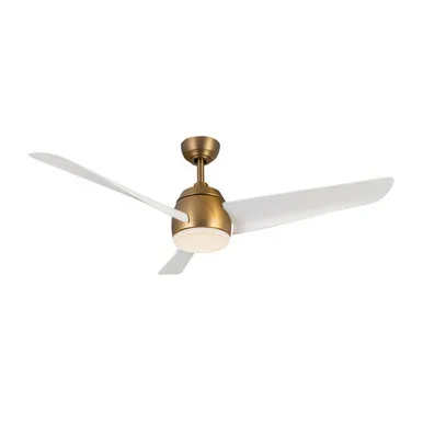 Kuzco Lighting Thalia 54″Ceiling Fan in Brushed Gold/Matte White – CF91954-BG/WH