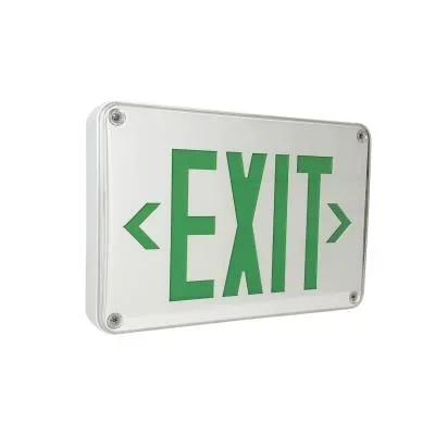 LED Self-Diagnostic Exit & Emergency Sign w/ Battery Backup9004384