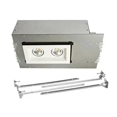 LED Two Light New Construction Housing with Trim and Light Engine824735