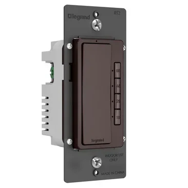 Legrand 4-Button Timer in Dark Bronze – RT2DBCCV4