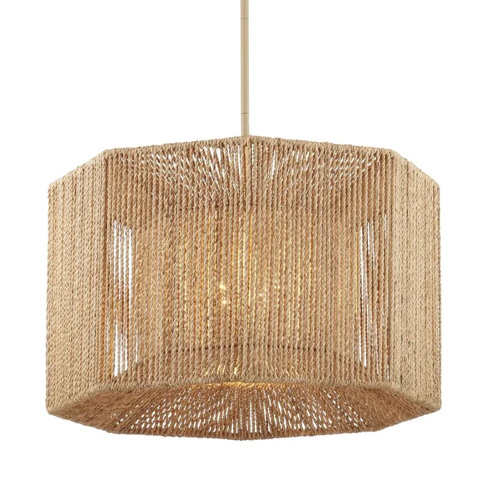 Mereworth Rope Chandelier – Beige/Natural9000-1101