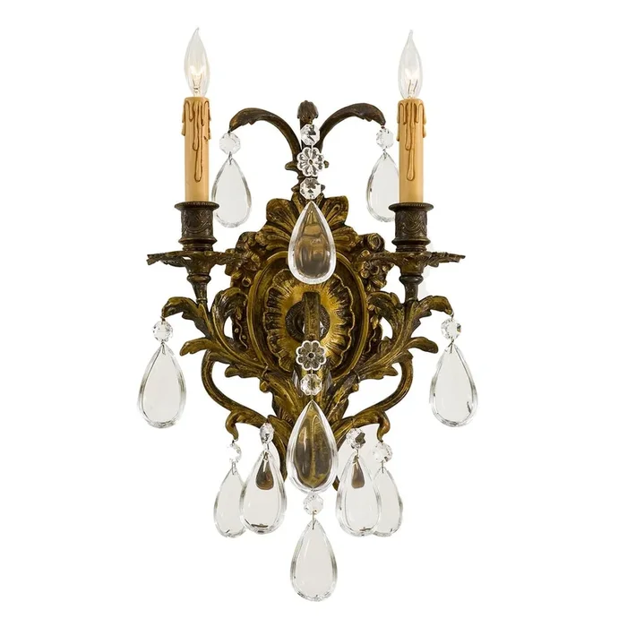 Metropolitan N2414 2 Light Wall Sconce in Oxide Brass