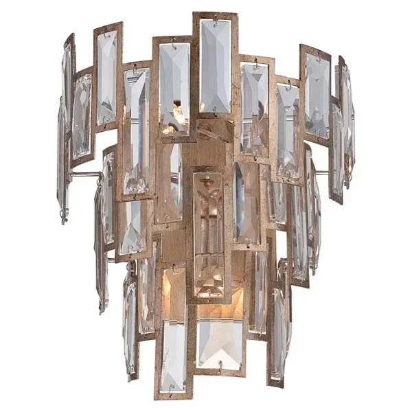 Metropolitan N2670-274 Bel Mondo 3 Light Wall Sconce in Luxor Gold