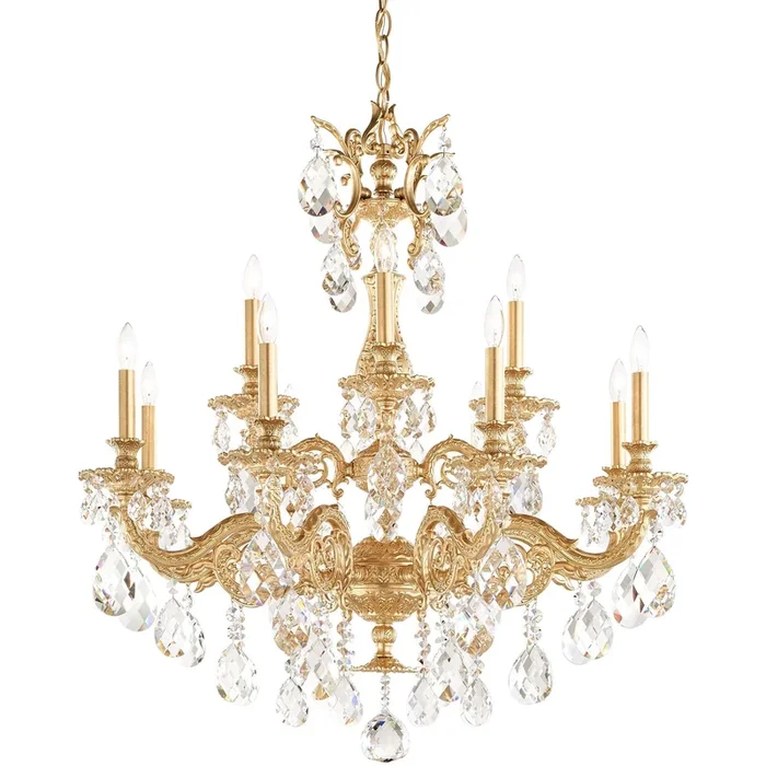 Milano 12-light Crystal Chandelier 32″VL-S06384