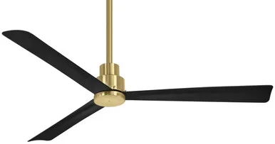 Minka Aire Simple 52″ Ceiling Fan in Coal – F787-SBR/CL