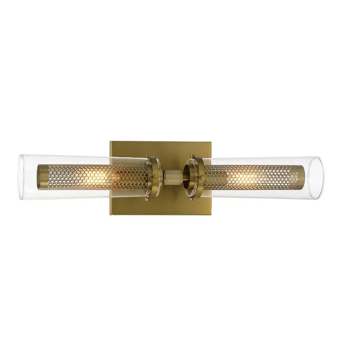 Minka Lavery 2182-695 Emmerham – 2 Light Wall Mount in Soft Brass