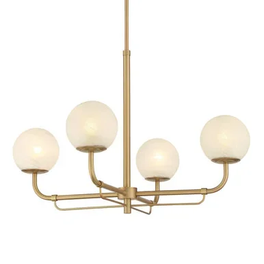 Minka-Lavery Whitehall Four Light Chandelier in Legacy Brass – 3797-732