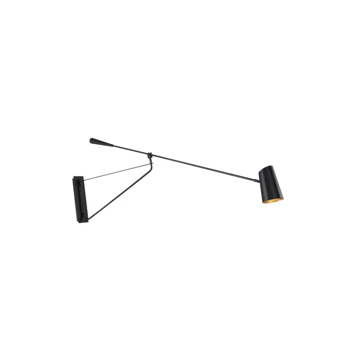 Modern Forms BL-24959-BK/GO 3000K 12 Watt Stylus LED Wall Light in Black & GoldBL-24959-BK/GO