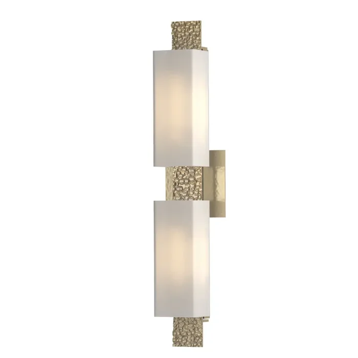 Oceanus 2 Light Sconce 2-Light Opal Glass (GG) in Modern Brass207695-SKT-86-GG0441