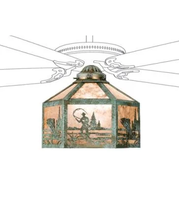 One Light Fan Light Shade058945