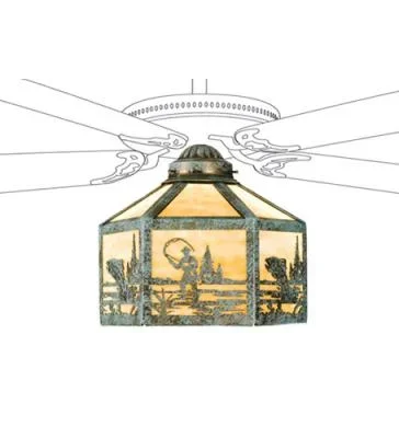 One Light Fan Light Shade720541