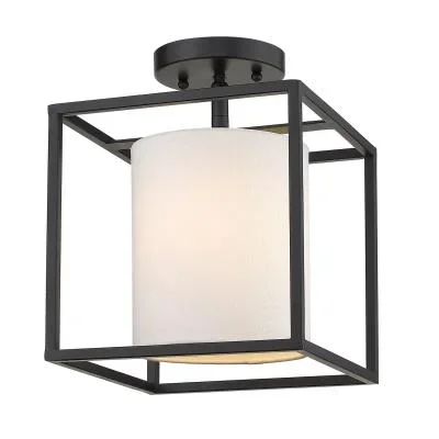 One Light Semi-Flush Mount8390059