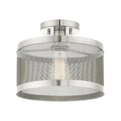 One Light Semi Flush Mount887978