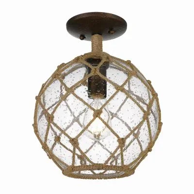 One Light Semi-Flush Mount8890367