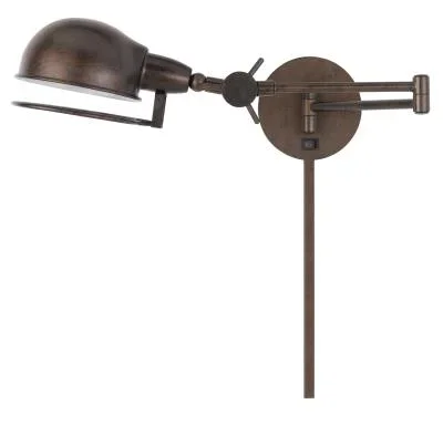 One Light Swing Arm Wall Lamp8887645