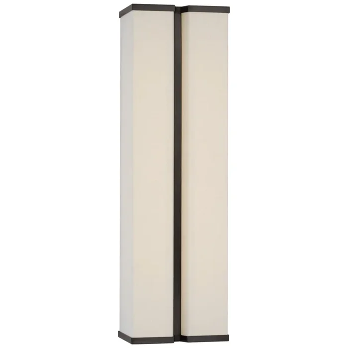 Paloma Contreras Vernet 18″ Sconce in Bronze and Linen Wall Light W5.5″ x H18″PCD 2250BZ/L