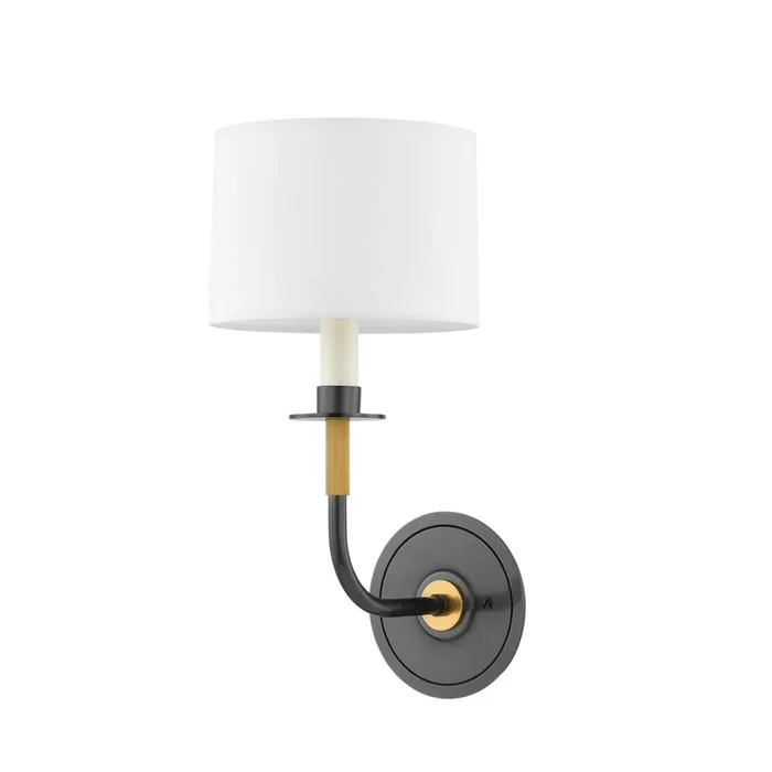 Paramus 1-Light Wall Sconce in Aged Old Bronze 7L x 7W x 14.5H9115-AOB