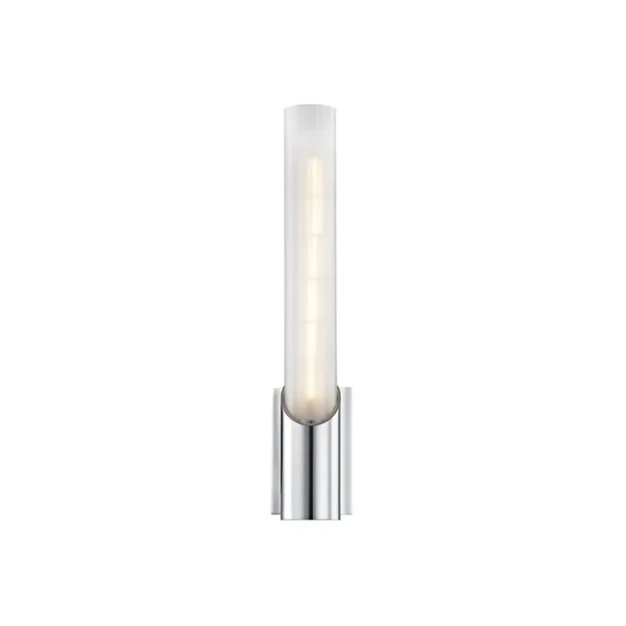 Pylon 1-Light Wall Sconce in Polished Chrome 2.75L x 2.75W x 13.75H2141-PC