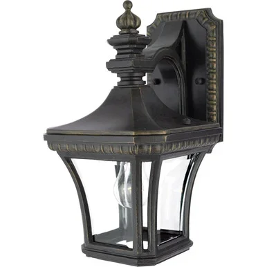 Quoizel Devon One Light Outdoor Wall Lantern in Imperial Bronze – DE8958IB