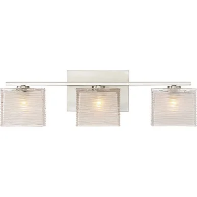 Quoizel Westcap Three Light Bath Fixture in Brushed Nickel – WCP8603BN