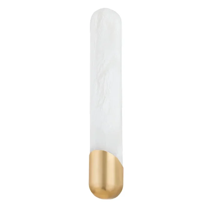 Rome 1-Light Wall Sconce in Vintage Brass 4.25L x 4.25W x 25.25H345-25-VB