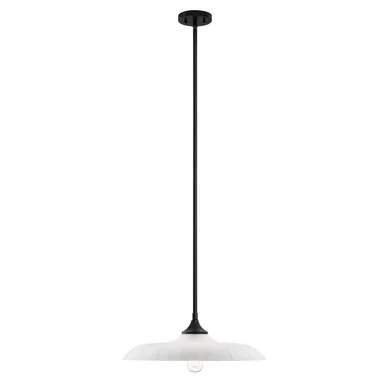 Savoy House Hadley One Light Pendant in Matte Black – 7-4286-1-89