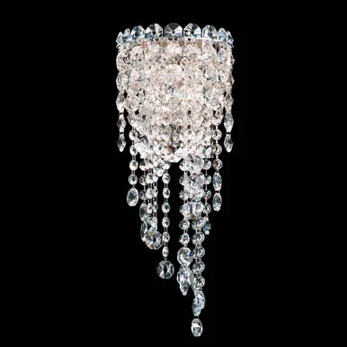 Schonbek Chantant Two Light Wall Sconce in Polished Stainless Steel – CH0832N-401O