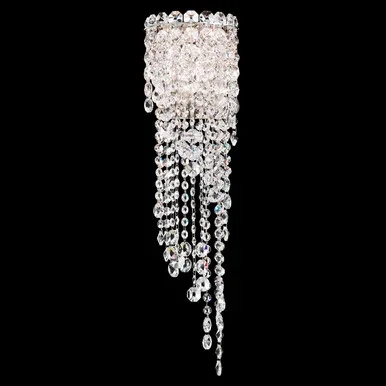Schonbek Chantant Two Light Wall Sconce in Polished Stainless Steel – CH0833N-401R
